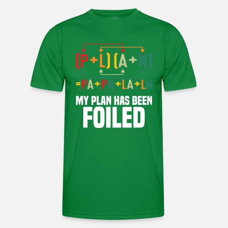 Mon plan a été déjoué Funny Math Teacher Pun Sci T-shirt sport Homme