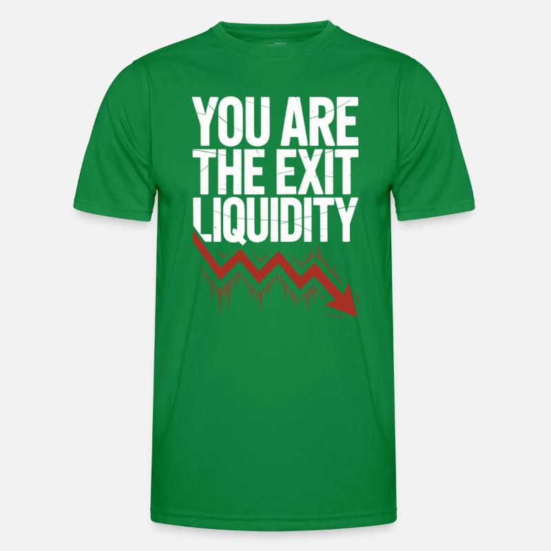 Vous êtes la citation du trader crypto de liquidité de sortie T-shirt sport Homme
