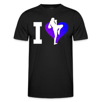 Thai Boxing Thai Boxing Thai Boxer Thai Boxing Women - Men's Functional T-Shirt - black - Front - AI Model Male 178 dark (178cm)