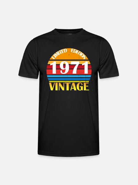 Vintage 1971 - Men's Functional T-Shirt - black