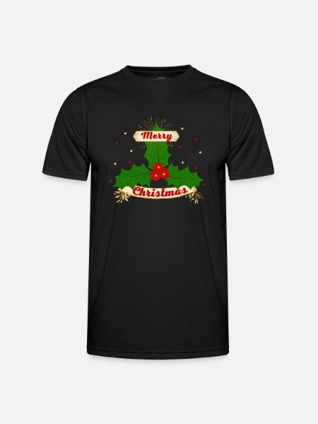 MERRY CHRISTMAS - T-shirt sport Homme - noir