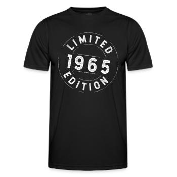 Limited Edition 1965 - Geburtstag 1965 - Männer Funktions-T-Shirt - Schwarz - Vorne - AI Model Male 178 dark (178cm)