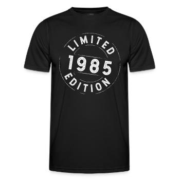 Limited Edition 1985 - Geburtstag 1985 - Männer Funktions-T-Shirt - Schwarz - Vorne - AI Model Male 178 dark (178cm)