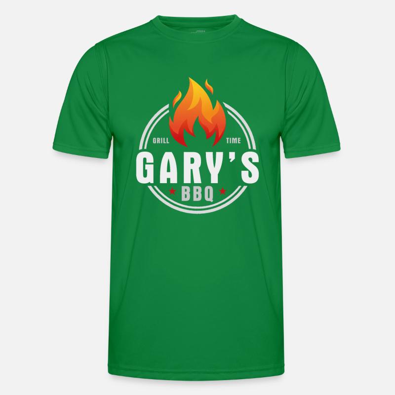 Garys BBQ Men's Functional T-Shirt