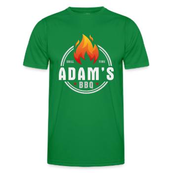 Adams BBQ - T-shirt sport Homme - vert - Devant - AI Model Male 178 dark (178cm)