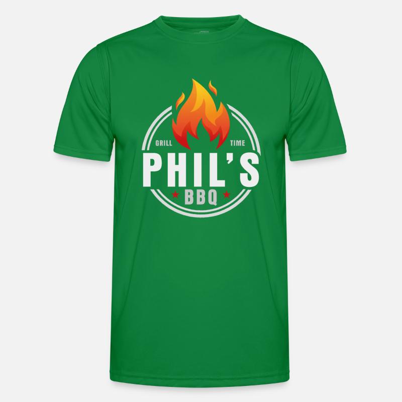 Phils BBQ Männer Funktions-T-Shirt