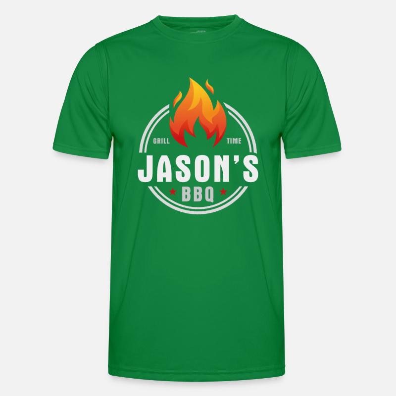 Jasons BBQ Men's Functional T-Shirt