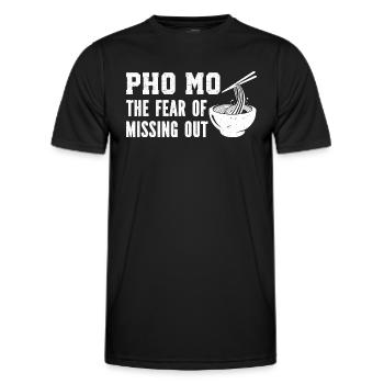 Lustige Pho Vietnamesische Suppe Pho - Männer Funktions-T-Shirt - Schwarz - Vorne - AI Model Male 178 dark (178cm)