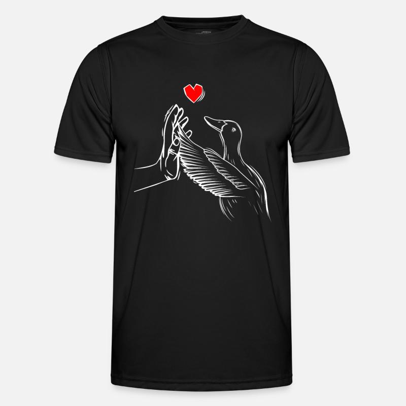 Ducks Love Duck - Men's Functional T-Shirt - black