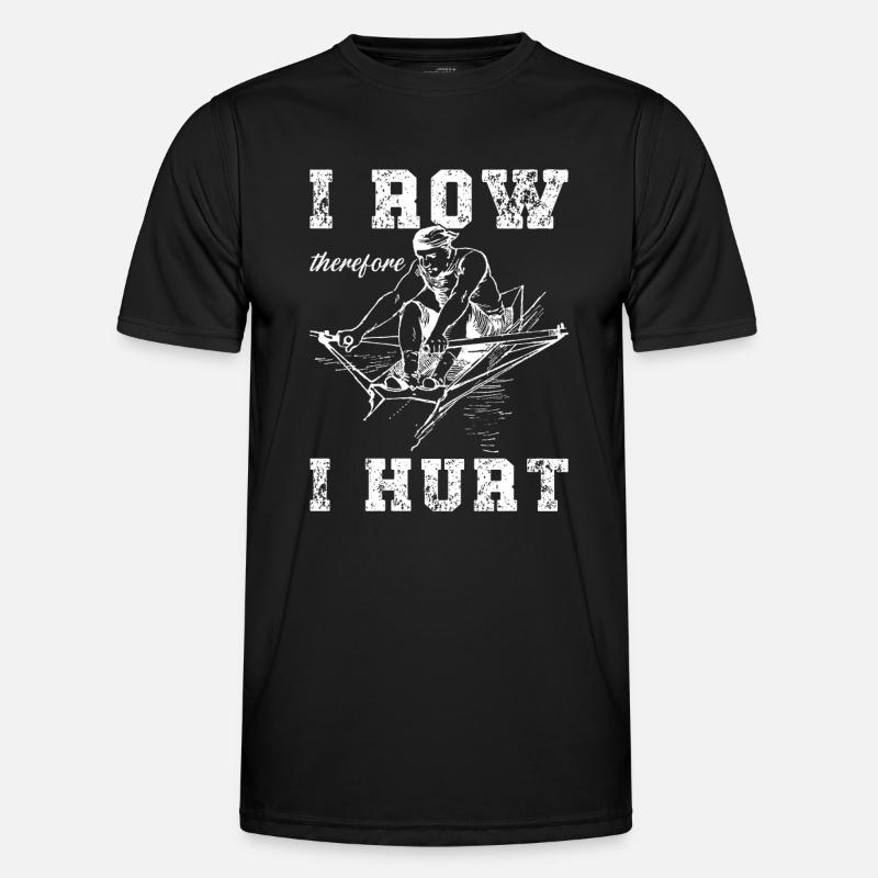 Rowing Team Funny Rowing - Men's Functional T-Shirt - black