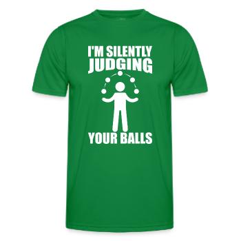 Jongleur drôle - T-shirt sport Homme - vert - Devant - AI Model Male 178 dark (178cm)