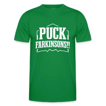 Parkinson-Patient Puck Farkinsons - Männer Funktions-T-Shirt - Kelly Green - Vorne - AI Model Male 178 dark (178cm)