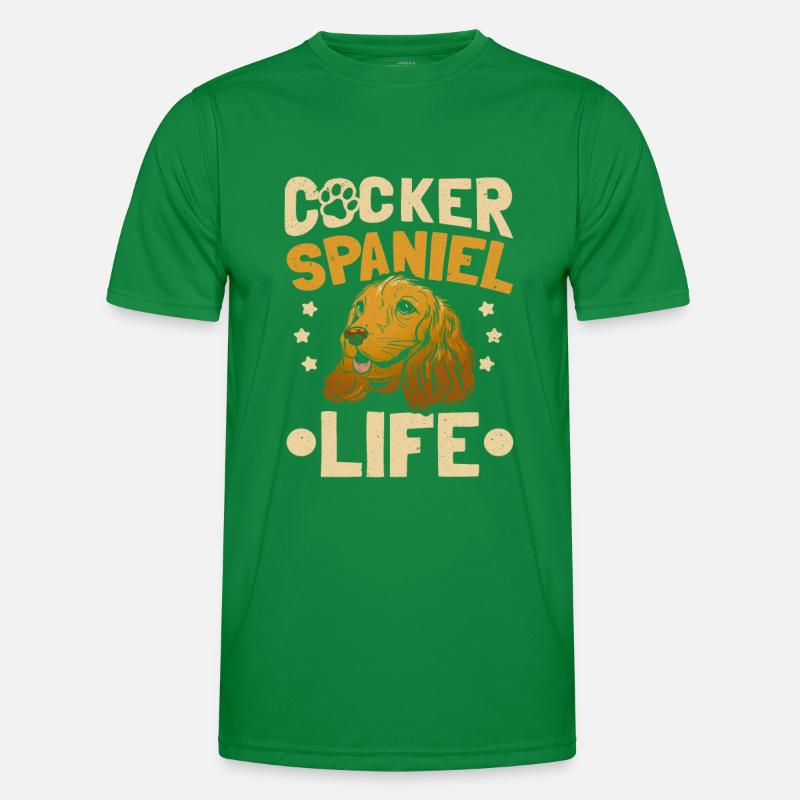 Cocker Spaniel Besitzer Cocker Spaniel Leben Männer Funktions-T-Shirt