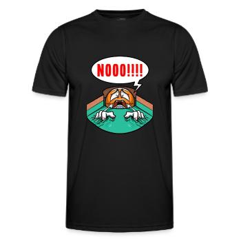 Billardspieler Scratch Billard - Männer Funktions-T-Shirt - Schwarz - Vorne - AI Model Male 178 dark (178cm)