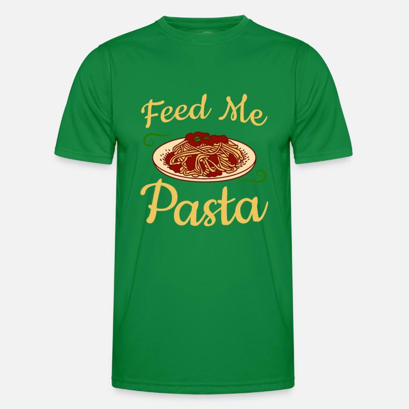 Aliments italiens Feed Me Pasta T-shirt sport Homme