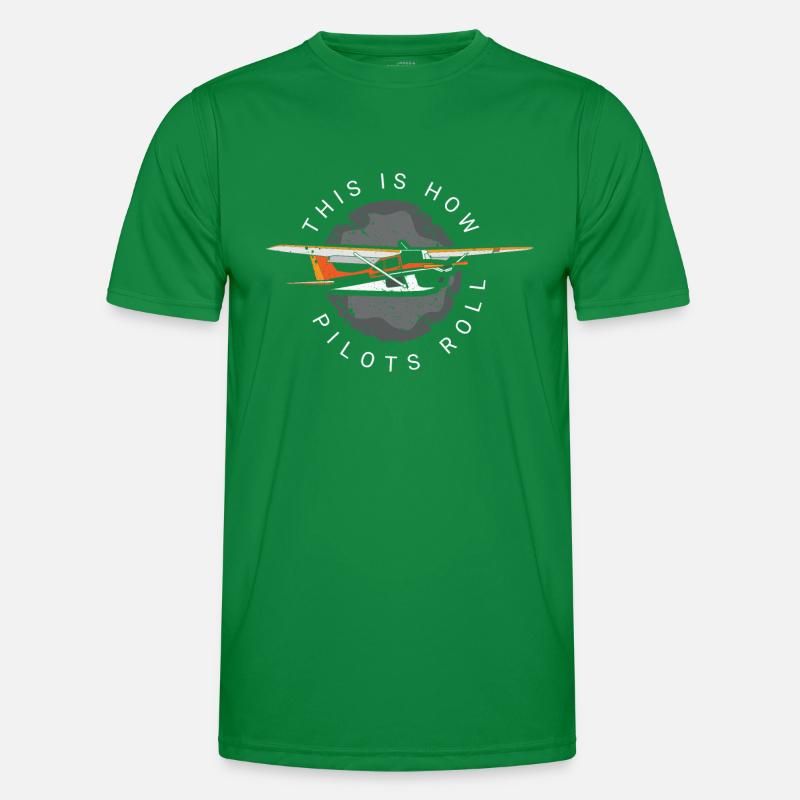 Pilot Captain Pilot Glider Men's Functional T-Shirt