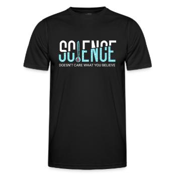Chimie Science Physique Recherche Nerd Humour - T-shirt sport Homme - noir - Devant - AI Model Male 178 dark (178cm)