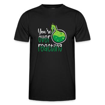 Chimie Science Physique Recherche Nerd Humour - T-shirt sport Homme - noir - Devant - AI Model Male 178 dark (178cm)
