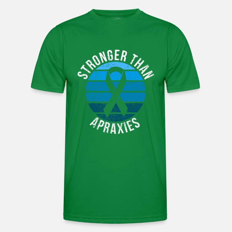 Speech Apraxia Awareness Stronger Apraxia Of Men's Functional T-Shirt