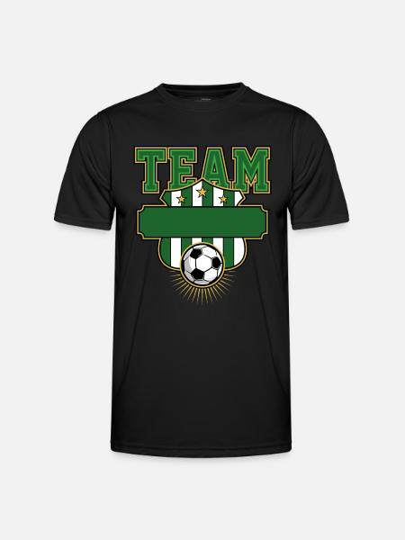 Team Football - Men's Functional T-Shirt - black