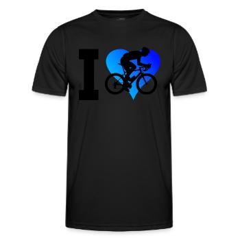 Vélo de route Vélo de route Vélo de route Hommes Vélo de route - T-shirt sport Homme - noir - Devant - AI Model Male 178 dark (178cm)