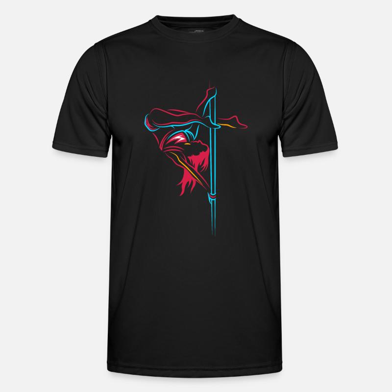 Pole Dance sexy dancer gift - Men's Functional T-Shirt - black