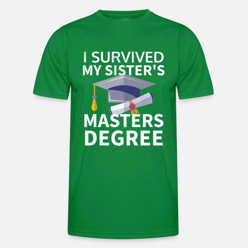 Masterstudium Uni | Abschlussgeschenk Schwester Männer Funktions-T-Shirt
