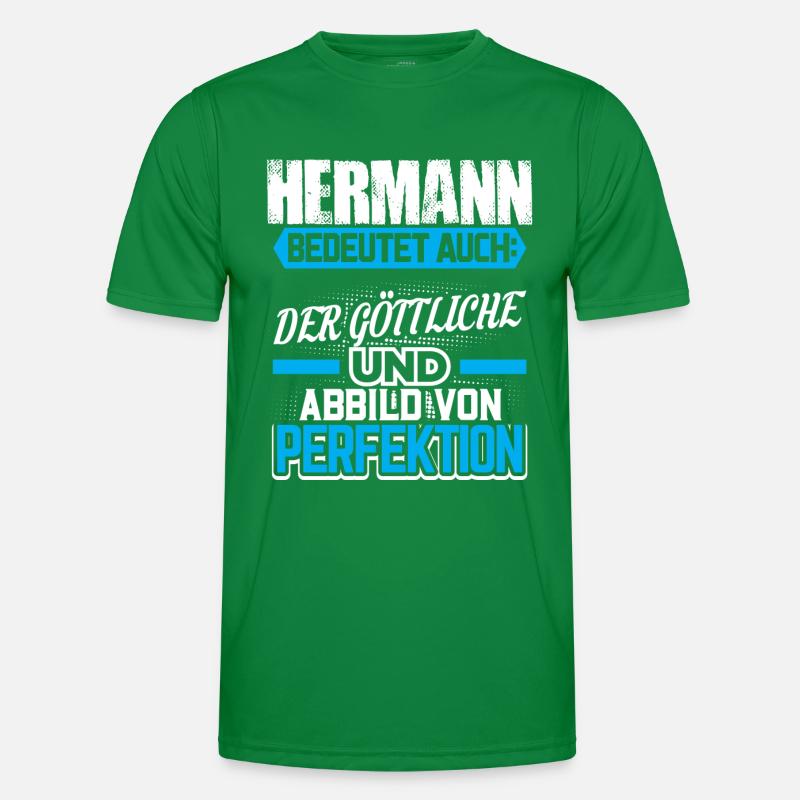 HERMANN - Gott Geschenk Männer Funktions-T-Shirt