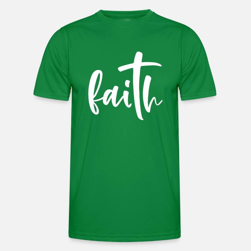 Glaube Männer Funktions-T-Shirt