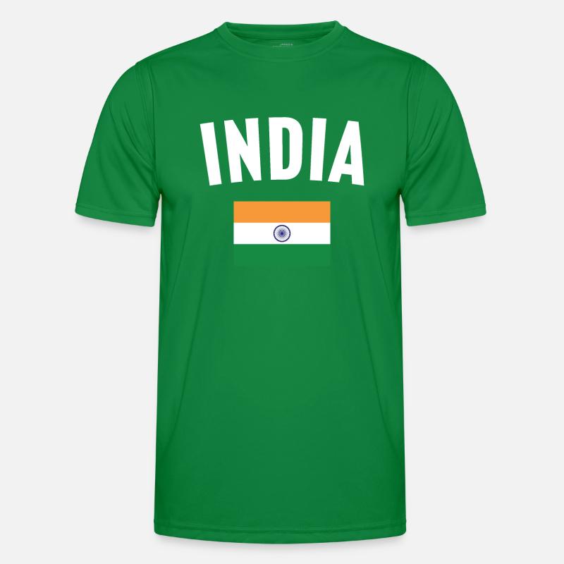 Drapeau de l’Inde T-shirt sport Homme