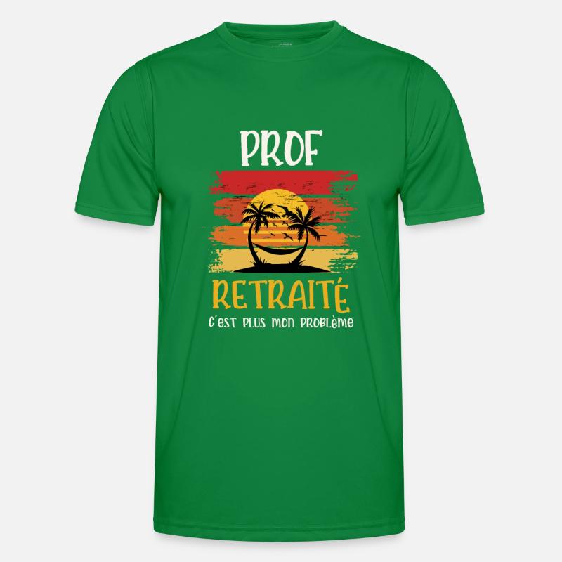 prof retraité T-shirt sport Homme