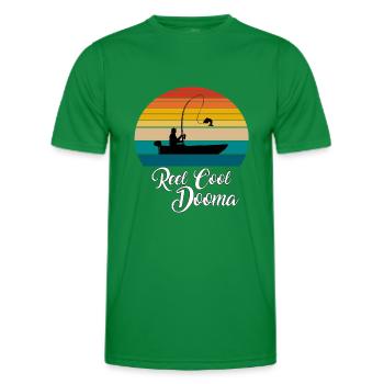 Reel Cool Dooma Cadeaux de pêche - T-shirt sport Homme - vert - Devant - AI Model Male 178 dark (178cm)