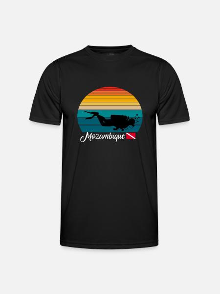 Mozambique Scuba Diving Poison - Men's Functional T-Shirt - black