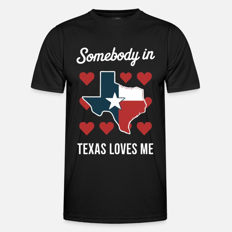 Texas State Texans Texas - Men's Functional T-Shirt - black
