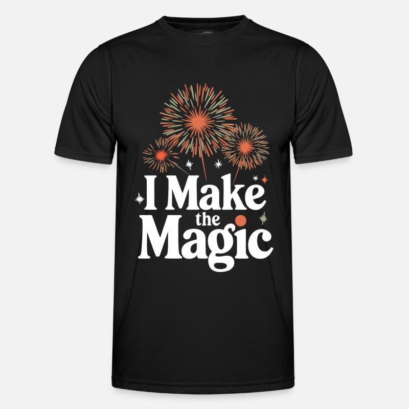 Pyrotechnics Fireworks Pyrotechnics - Men's Functional T-Shirt - black