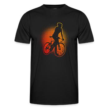 Cyclisme de route Vélo de route Hommes Vélo de route Cyclisme de route Cyclisme de route - T-shirt sport Homme - noir - Devant - AI Model Male 178 dark (178cm)