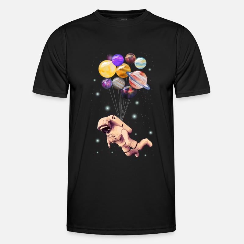 Planetary Astronauts - Men's Functional T-Shirt - black