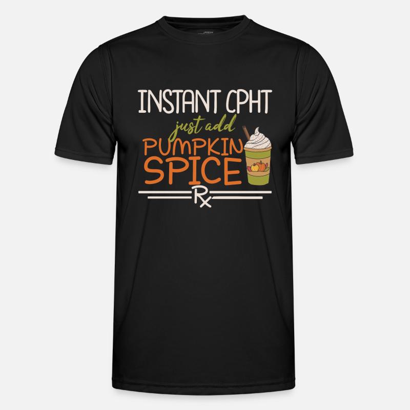 Instant CPHT | Pharmacy - Men's Functional T-Shirt - black