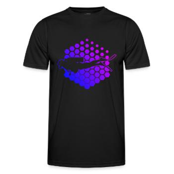 Taucher Scuba Tauchen Scuba Taucher Scuba Diver - Männer Funktions-T-Shirt - Schwarz - Vorne - AI Model Male 178 dark (178cm)