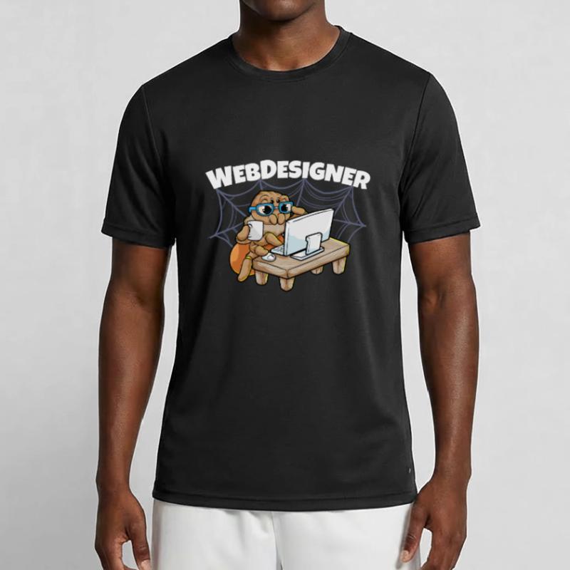 Webdesign Spider Programmation Programmeur IT T-shirt sport Homme