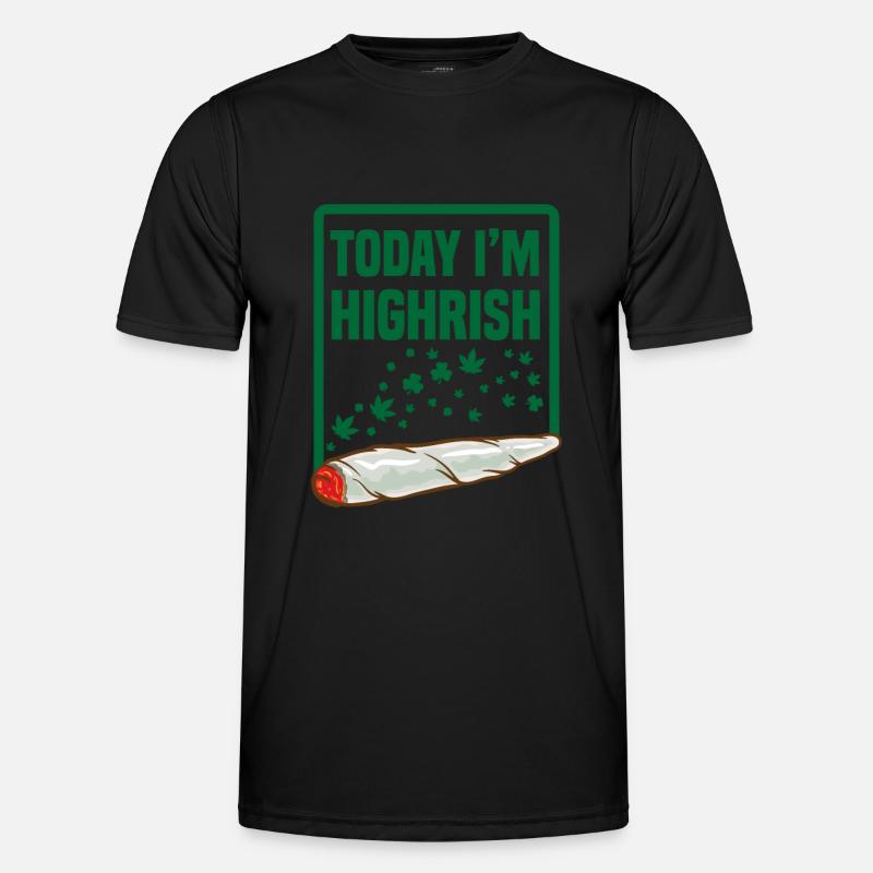 Today I'm Highrish Kiffer St. Patrick's Day Männer Funktions-T-Shirt
