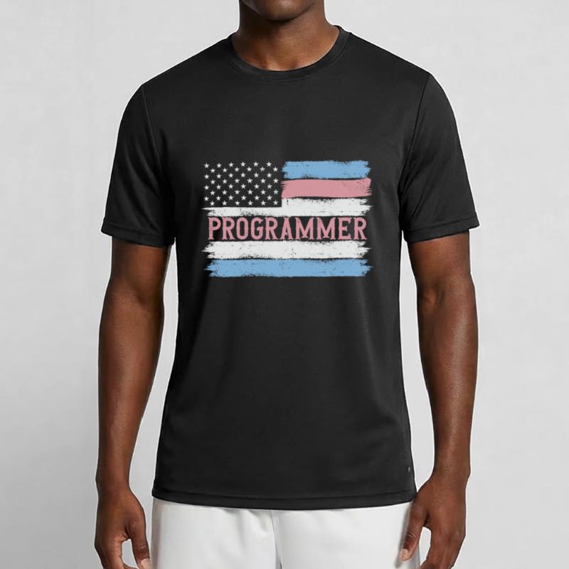 US Pride Web Developer Informatics Gift Idea T-shirt sport Homme