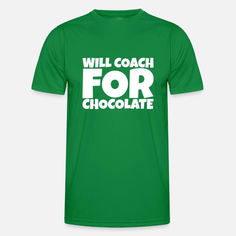 Coaching Mentor Instructor Chocolate Lover Gift Männer Funktions-T-Shirt