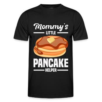 Pfannkuchen - Männer Funktions-T-Shirt - Schwarz - Vorne - AI Model Male 178 dark (178cm)