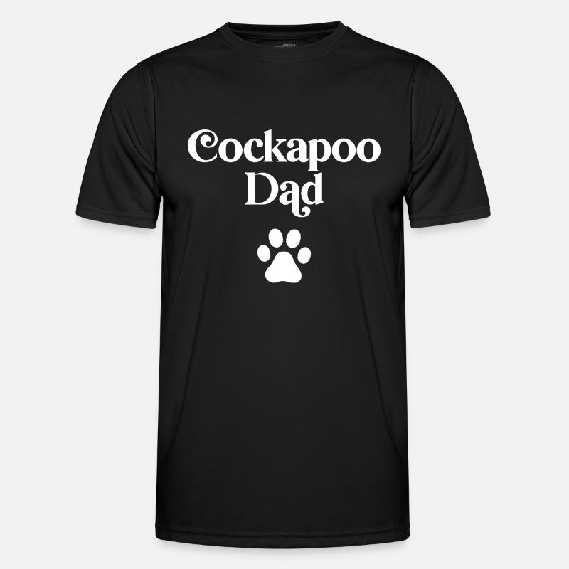 Cockapoo Dad - Men's Functional T-Shirt - black