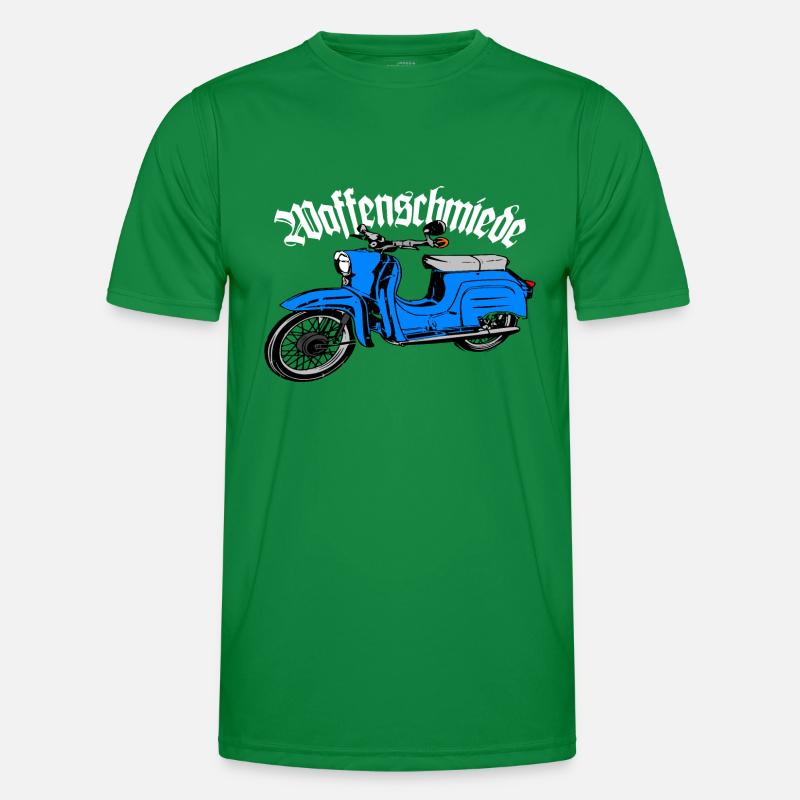 Simson Schwalbe Moped DDR Moped Männer Funktions-T-Shirt