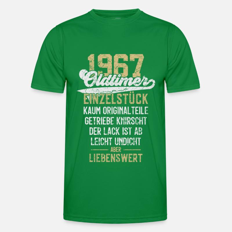 LUSTIG 59. GEBURTSTAG OLDTIMER 1967 EINZELSTÜCK Männer Funktions-T-Shirt