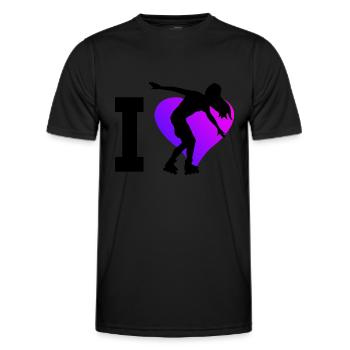 Roller Skating Roller Skate RollerSkate Roller Skates - T-shirt sport Homme - noir - Devant - AI Model Male 178 dark (178cm)