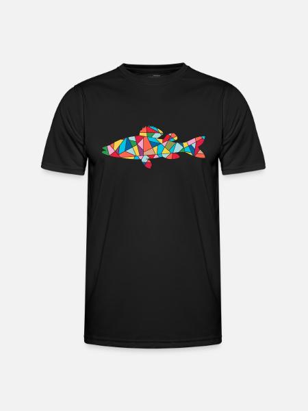 Zander Angler Fishing Hommes Enfants Pêche au poisson - T-shirt sport Homme - noir