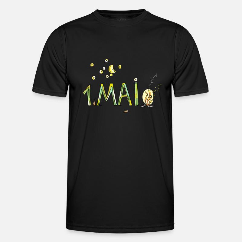 Erster Mai Männer Funktions-T-Shirt